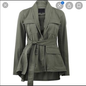 Marissa Webb Green Iota Military Jacket